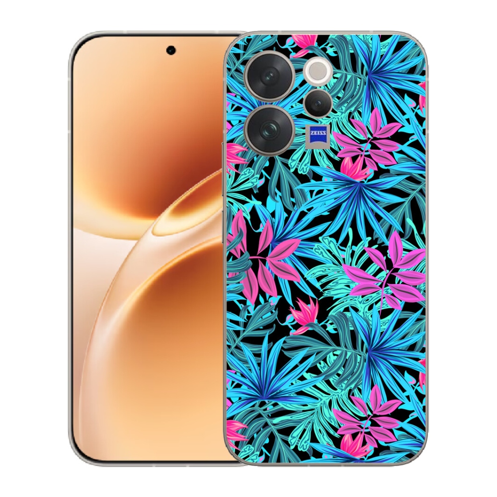 Gélový kryt mmCase na Vivo V70 - kvety 3