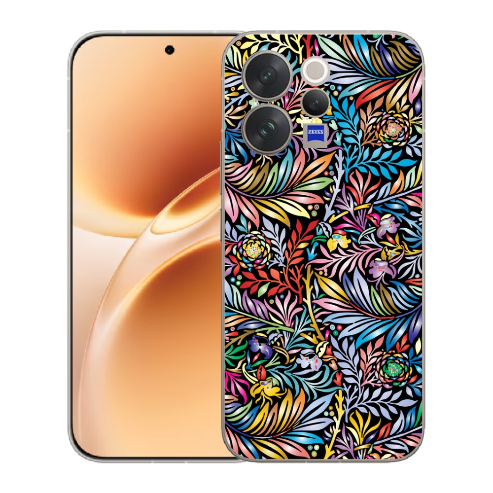 Gélový kryt mmCase na Vivo V70 - kvety 5