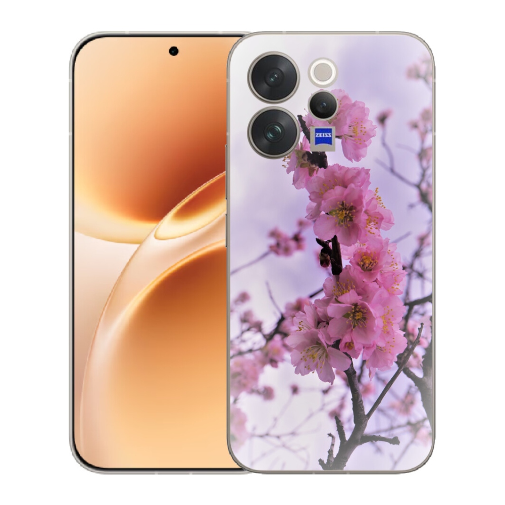 Gélový kryt mmCase na Vivo V70 - kvety 7