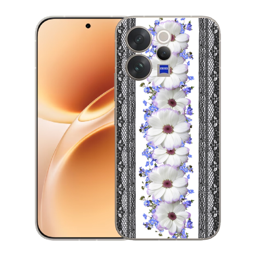 Gélový kryt mmCase na Vivo V70 - kvety 8