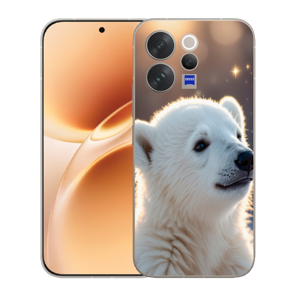 Gélový kryt mmCase na Vivo V70 - ľadový medveď
