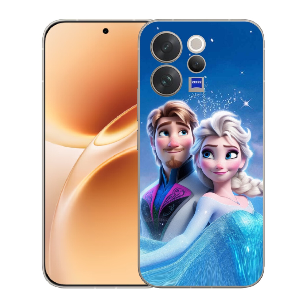 Gélový kryt mmCase na Vivo V70 - ľadové kráľovstvo 1