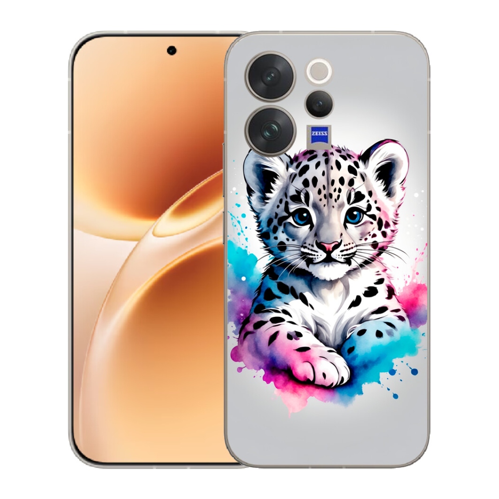 Gélový kryt mmCase na Vivo V70 - leopardej mláďa