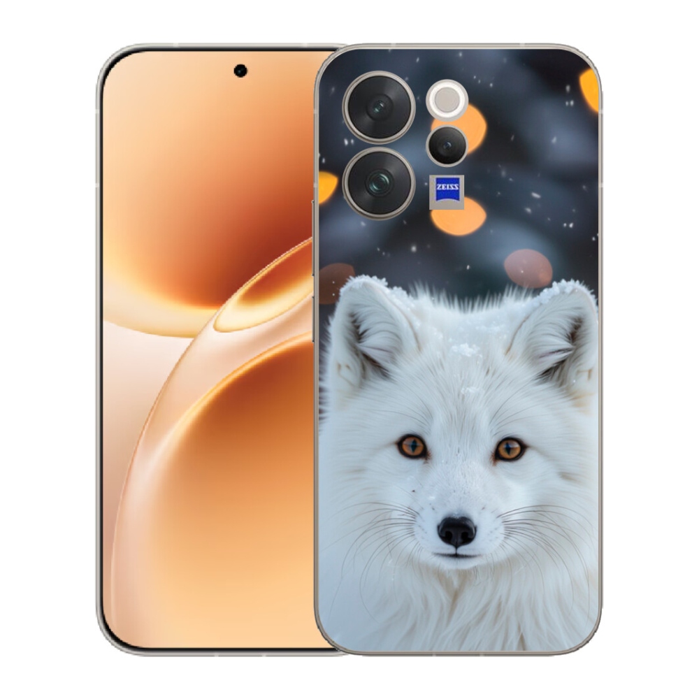 Gélový kryt mmCase na Vivo V70 - líška polárna