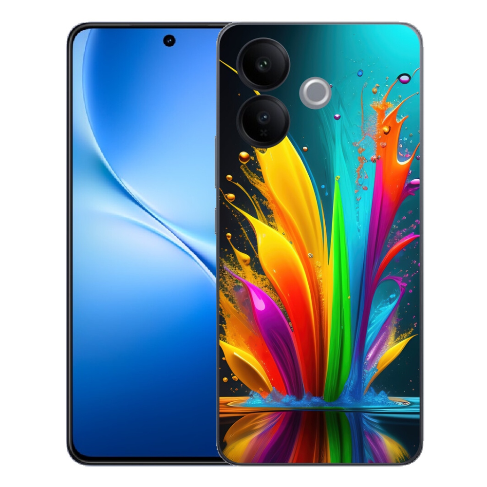 Gélový kryt mmCase na Vivo V70 Lite 5G - abstraktný motív 1
