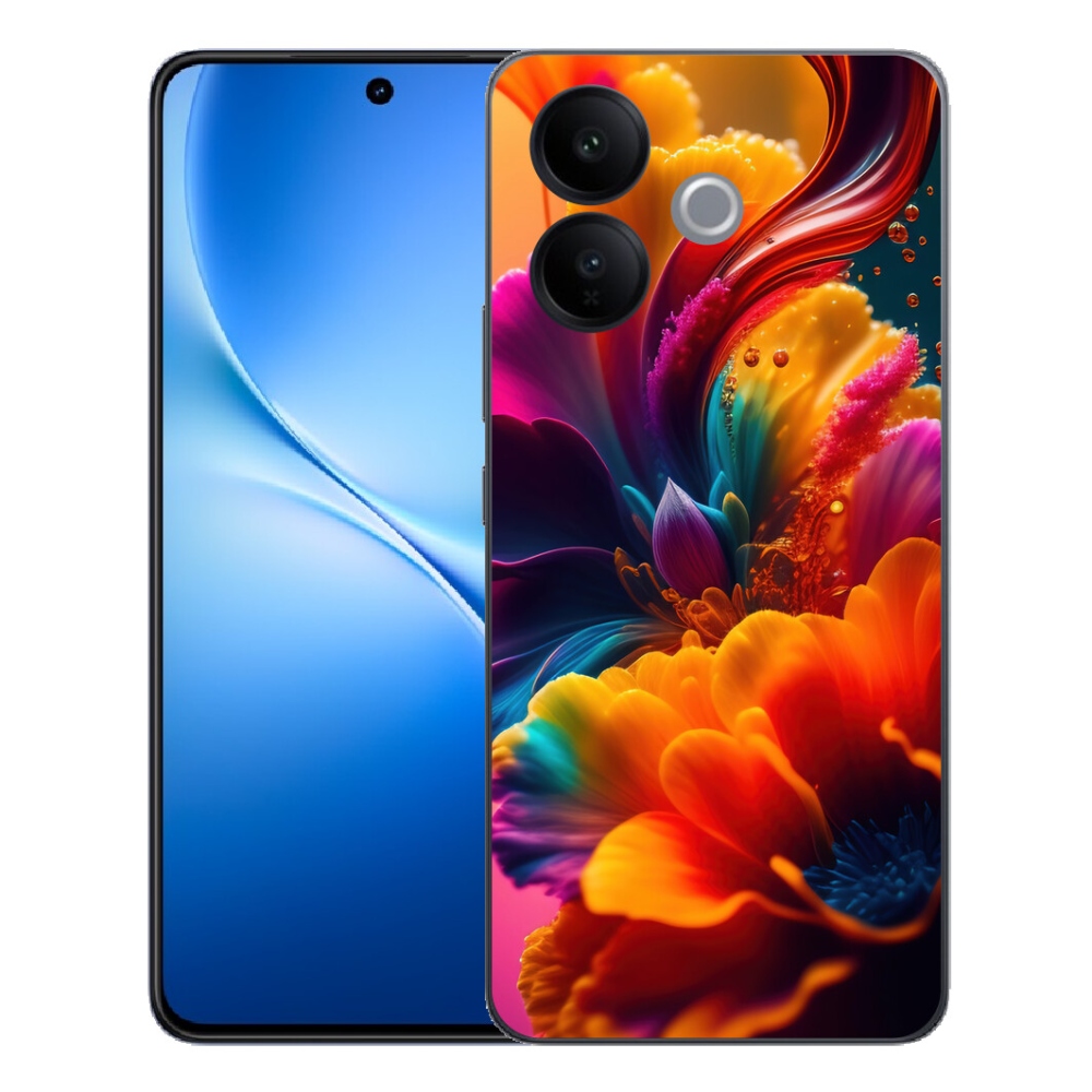 Gélový kryt mmCase na Vivo V70 Lite 5G - abstraktný motív 2