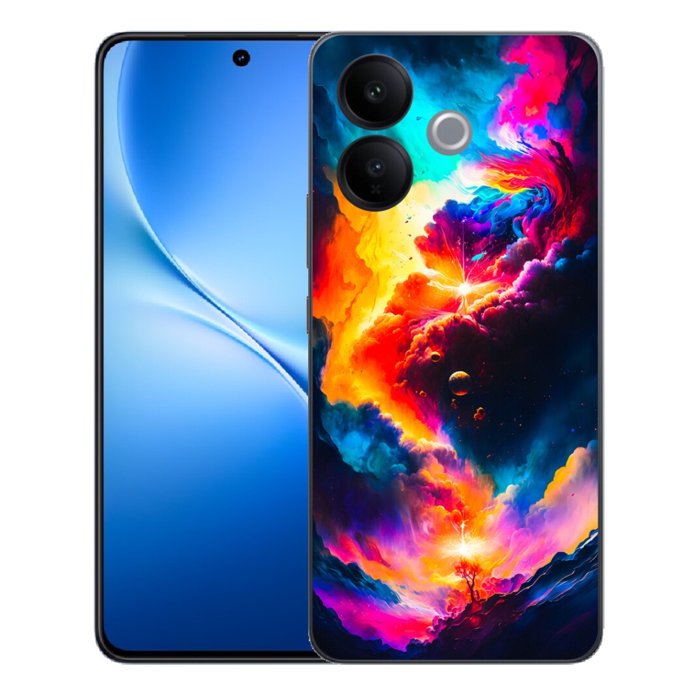 Gélový kryt mmCase na Vivo V70 Lite 5G - abstraktný motív