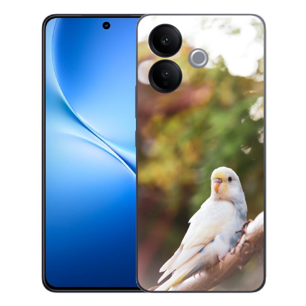 Gélový kryt mmCase na Vivo V70 Lite 5G - andulka biela