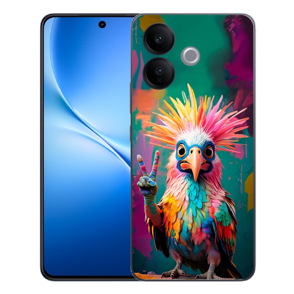 Gélový kryt mmCase na Vivo V70 Lite 5G - farebný rebel