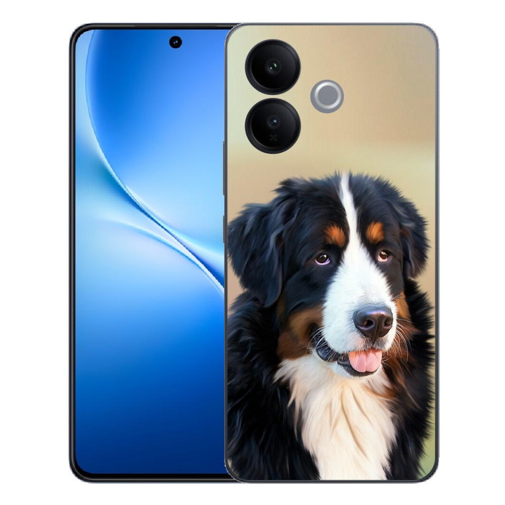 Gélový kryt mm Case na Vivo V70 Lite 5G - bernský salašnícky pes