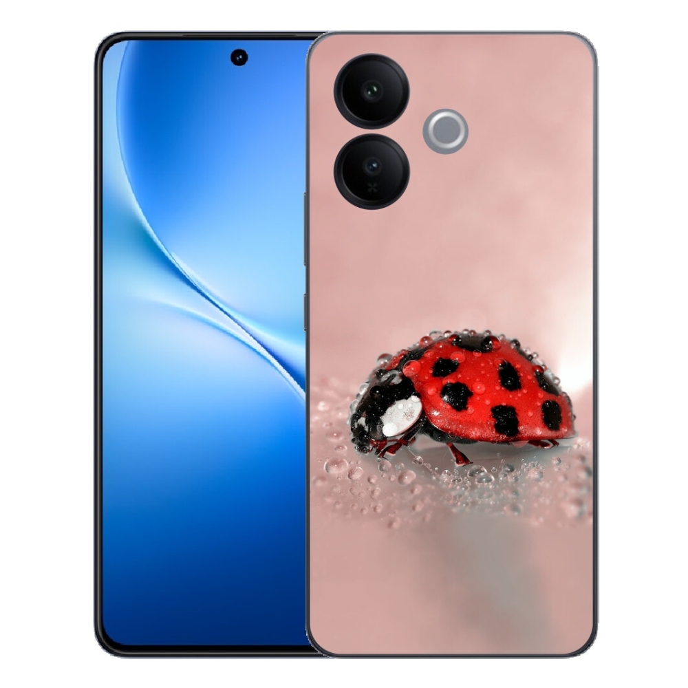 Gélový kryt mmCase na Vivo V70 Lite 5G - lienka