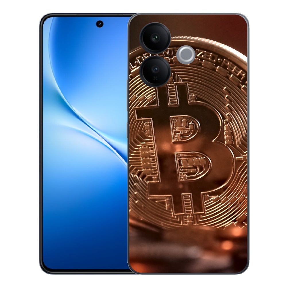 Gélový kryt mmCase na Vivo V70 Lite 5G - bitcoin
