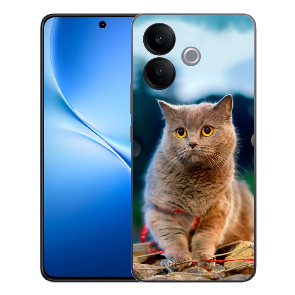 Gélový kryt mmCase na Vivo V70 Lite 5G - britská modrá 2