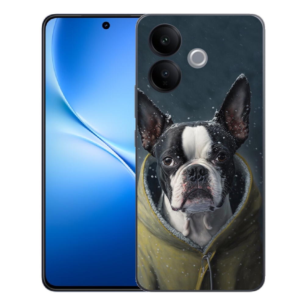 Gélový kryt mmCase na Vivo V70 Lite 5G - buldoček