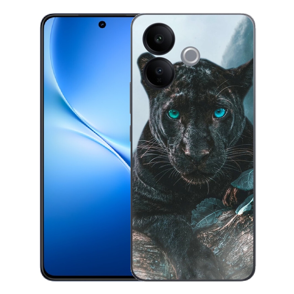 Gélový kryt mmCase na Vivo V70 Lite 5G - čierny panter