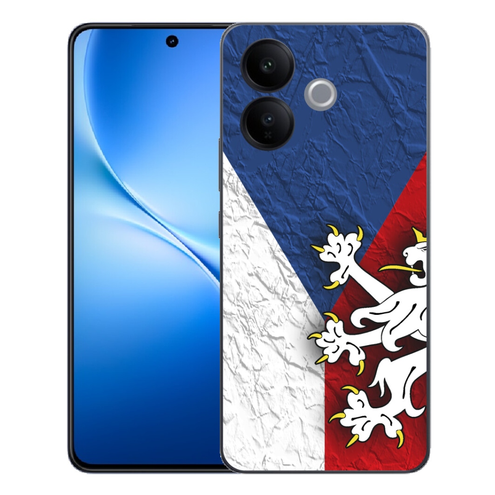 Gélový kryt mm Case na Vivo V70 Lite 5G - česká vlajka 1