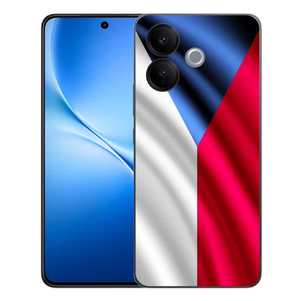 Gélový kryt mm Case na Vivo V70 Lite 5G - česká vlajka