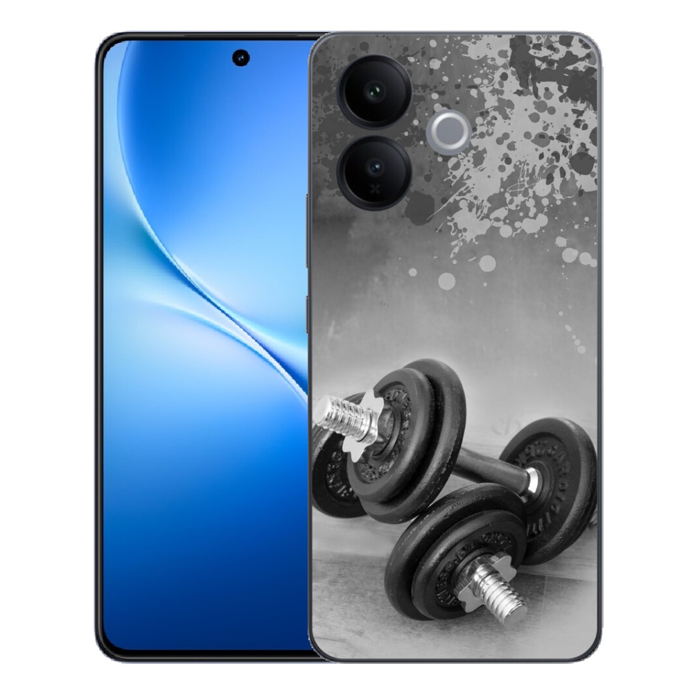Gélový kryt mmCase na Vivo V70 Lite 5G - činky 1