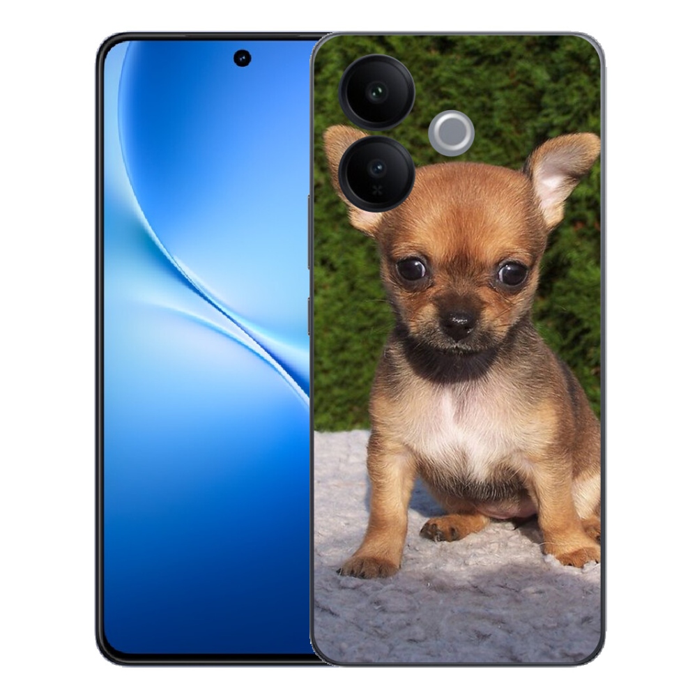 Gélový kryt mmCase na Vivo V70 Lite 5G - čivava 3