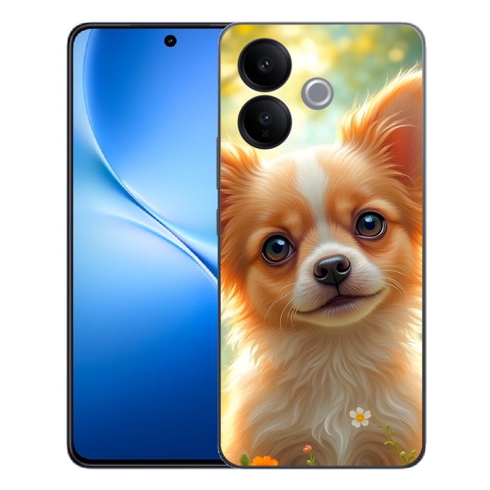 Gélový kryt mmCase na Vivo V70 Lite 5G - čivava 5