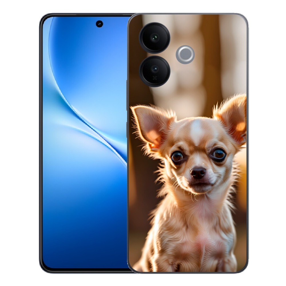 Gélový kryt mmCase na Vivo V70 Lite 5G - čivava 6