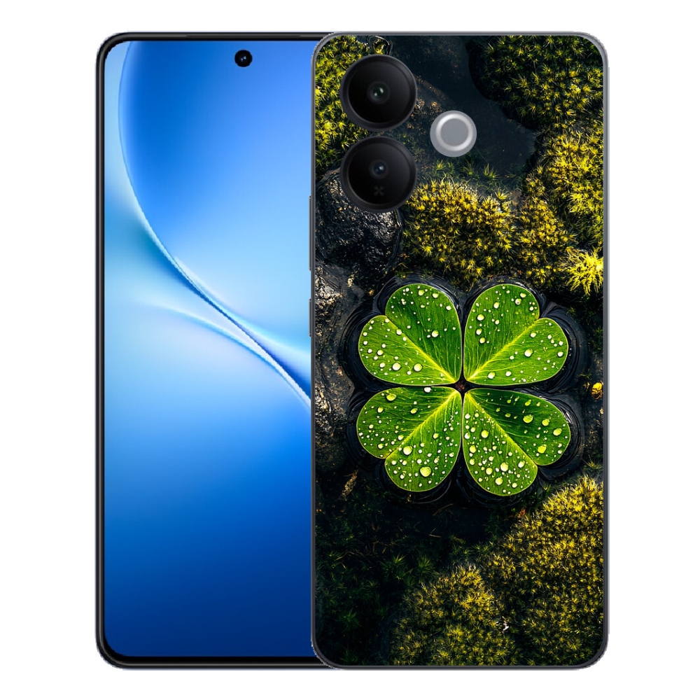 Gélový kryt mmCase na Vivo V70 Lite 5G - štvorlístok