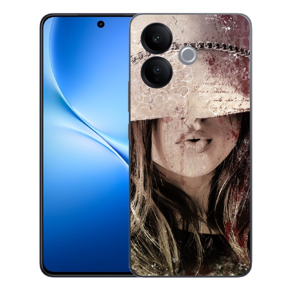 Gélový kryt mmCase na Vivo V70 Lite 5G - dievča