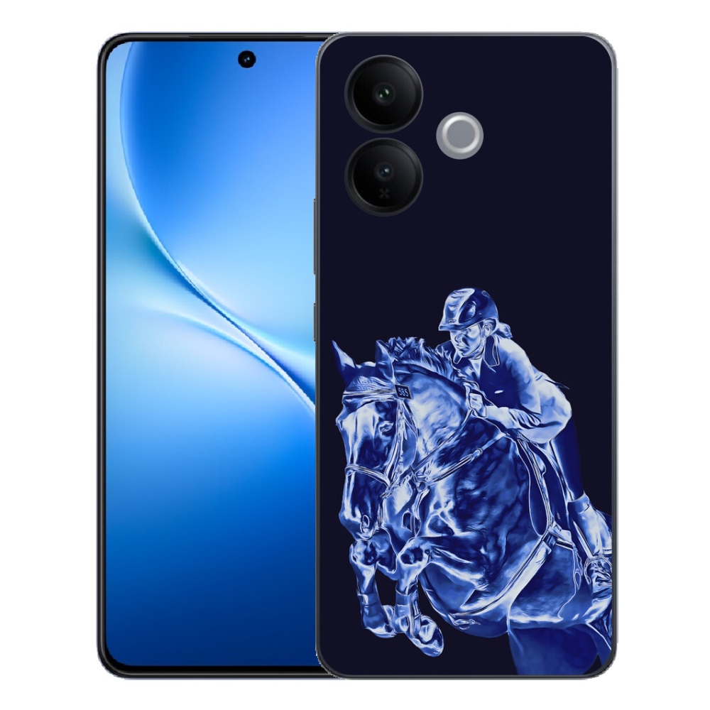 Gélový kryt mmCase na Vivo V70 Lite 5G - dostihový kôň