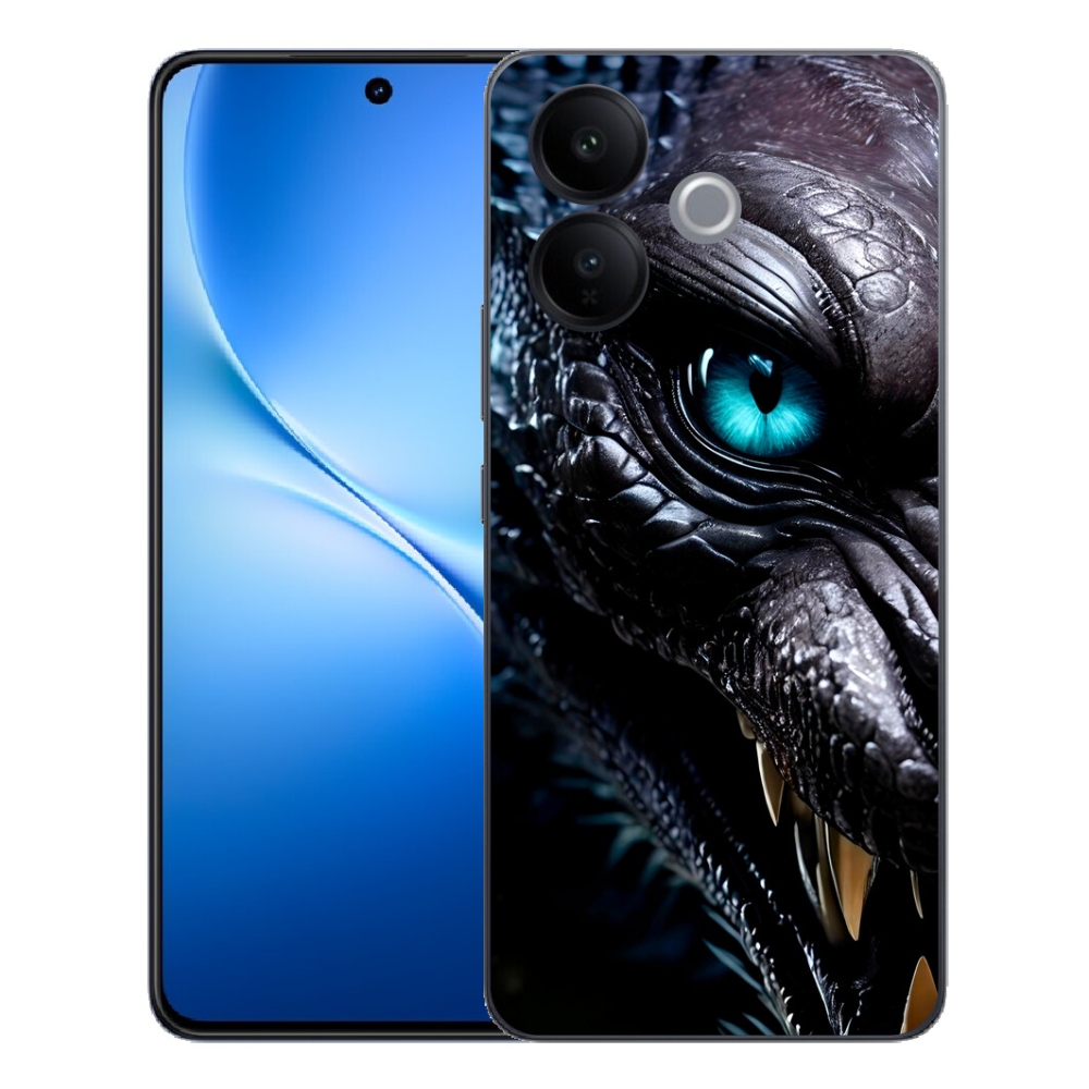 Gélový kryt mmCase na Vivo V70 Lite 5G - dračí pohľad