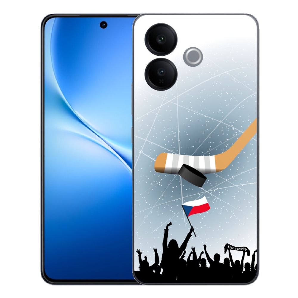 Gélový kryt mmCase na Vivo V70 Lite 5G - fanúšikovia hokeja
