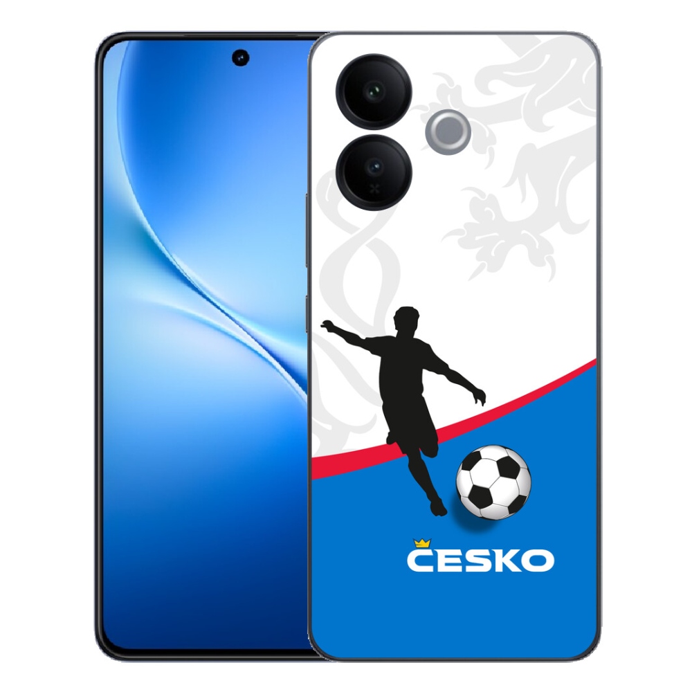 Gélový kryt mm Case na Vivo V70 Lite 5G - futbal Česko 1