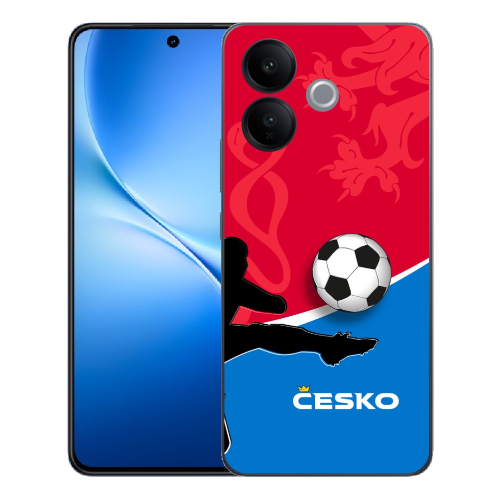 Gélový kryt mm Case na Vivo V70 Lite 5G - futbal Česko 2