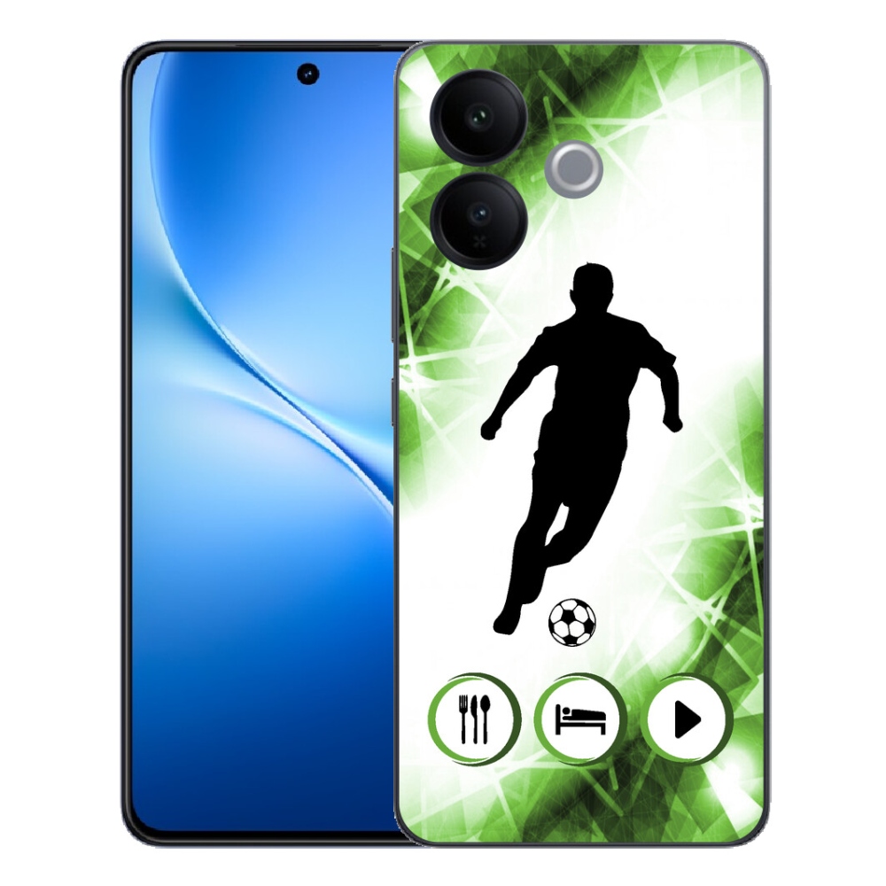 Gélový kryt mmCase na Vivo V70 Lite 5G - futbalista