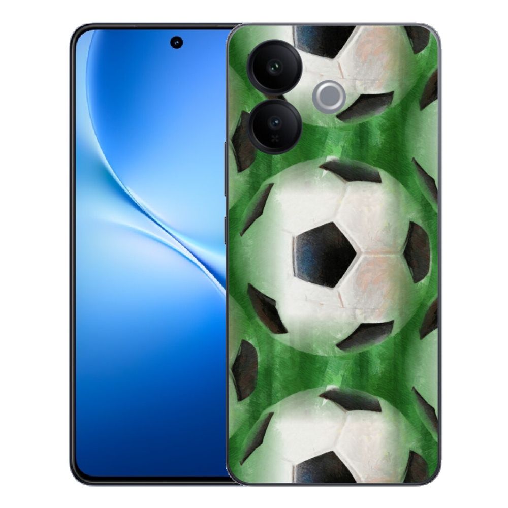 Gélový kryt mmCase na Vivo V70 Lite 5G - futbalová lopta