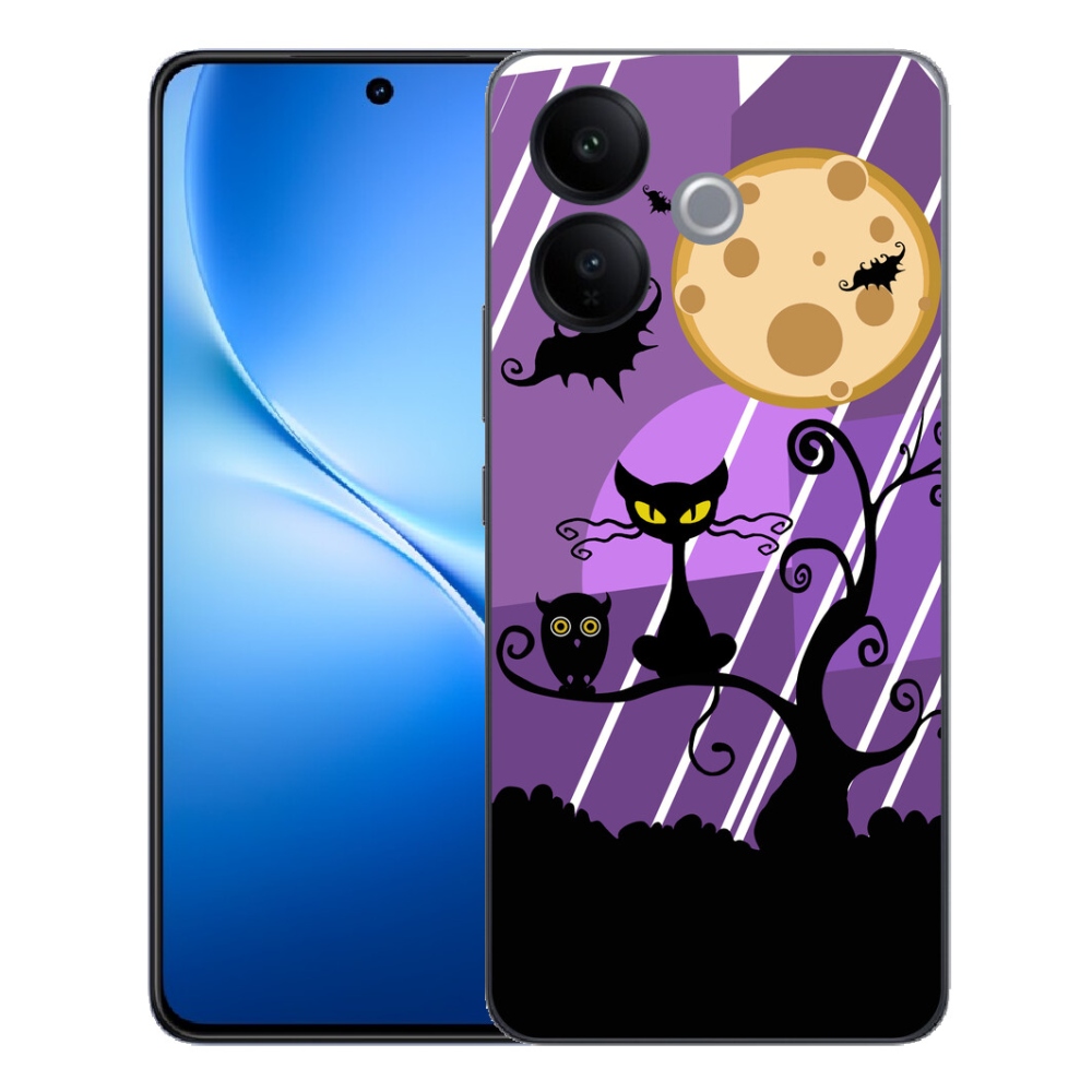 Gélový kryt mmCase na Vivo V70 Lite 5G - halloween