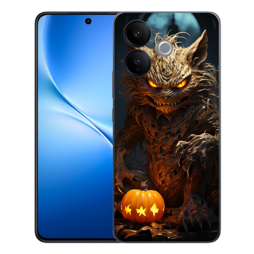 Gélový kryt mmCase na Vivo V70 Lite 5G - halloweenska príšera