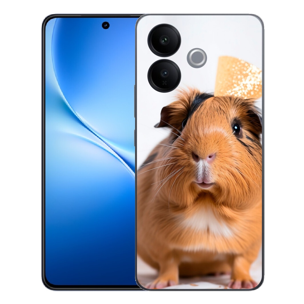 Gélový kryt mmCase na Vivo V70 Lite 5G - hnedé morča
