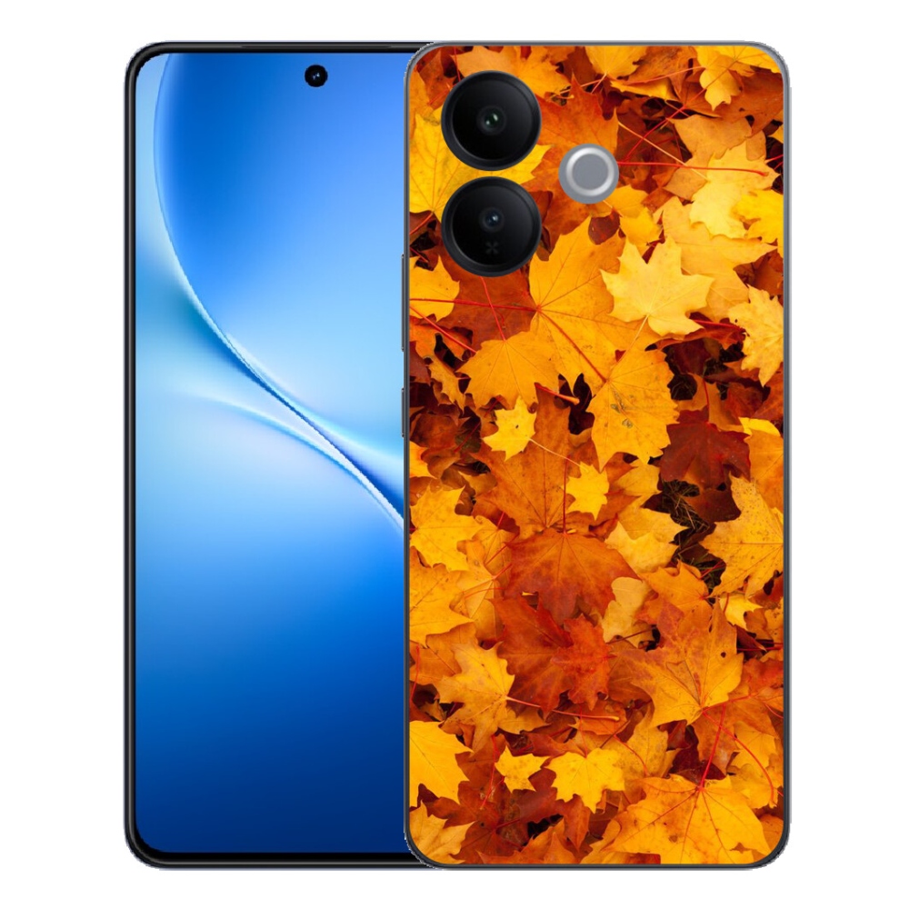 Gélový kryt mmCase na Vivo V70 Lite 5G - javorové listy