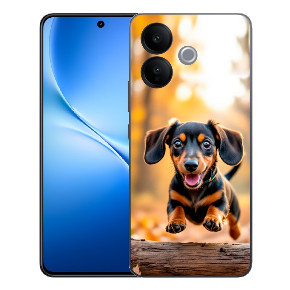 Gélový kryt mmCase na Vivo V70 Lite 5G - jazvečík 2