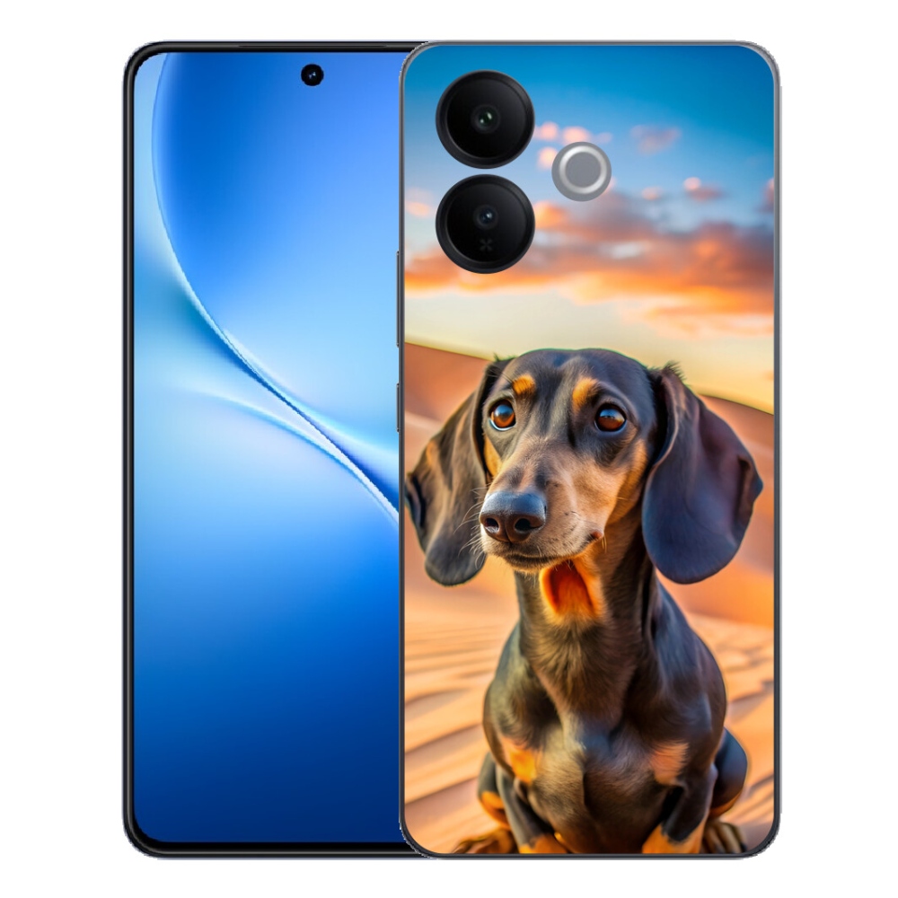 Gélový kryt mmCase na Vivo V70 Lite 5G - jazvečík 3