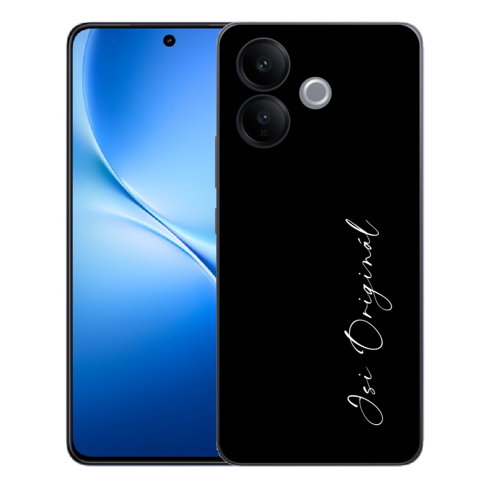 Gélový kryt mmCase na Vivo V70 Lite 5G - si originál čierne pozadie