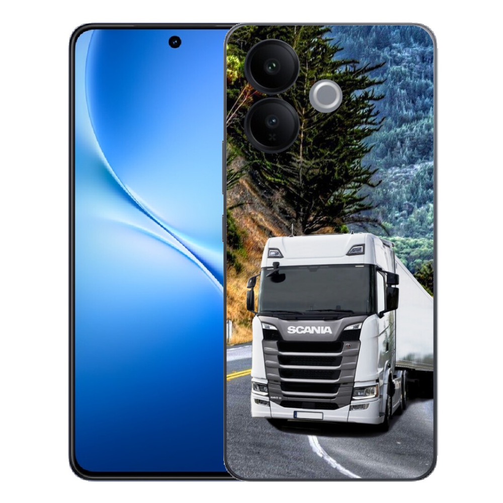 Gélový kryt mmCase na Vivo V70 Lite 5G - kamión 1