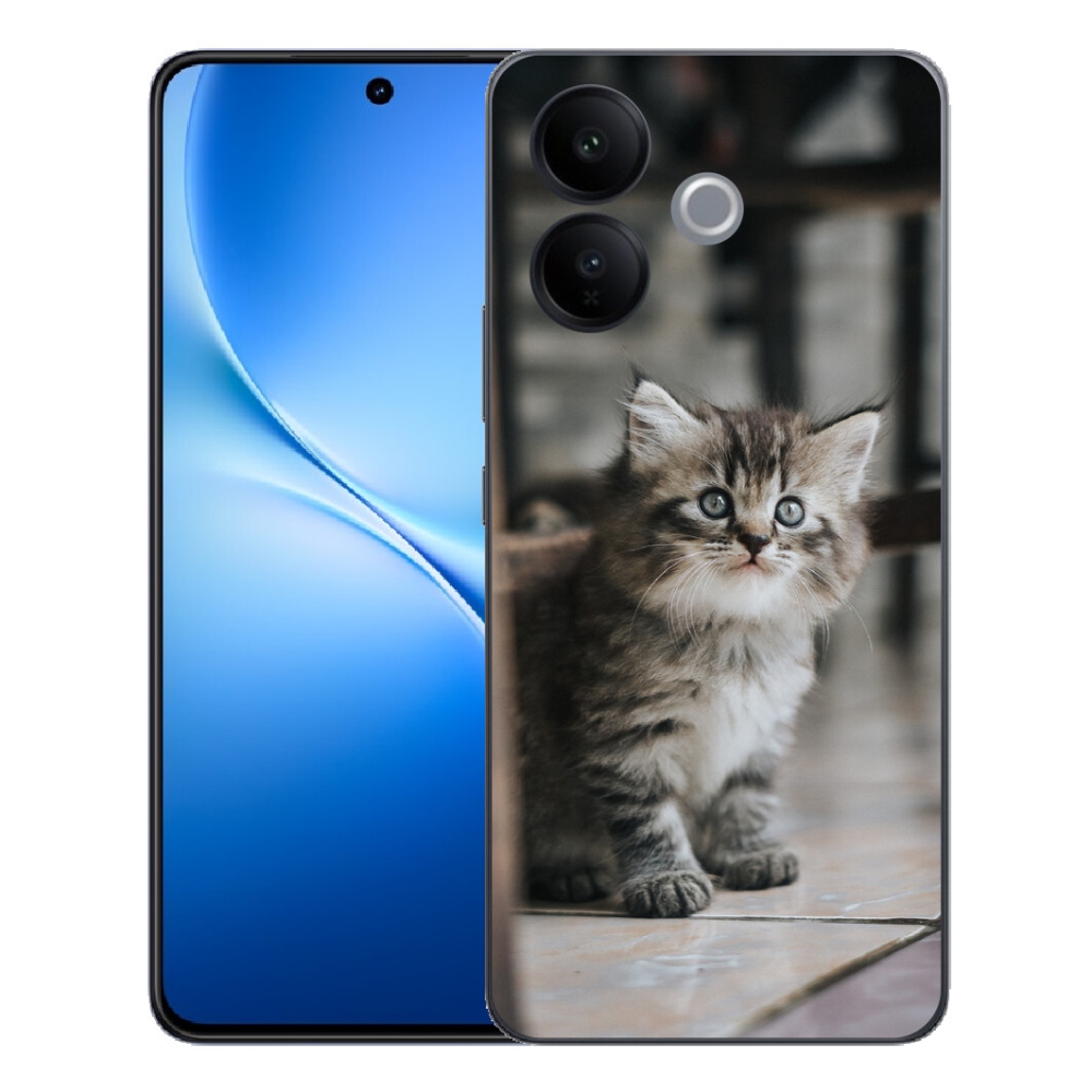 Gélový kryt mmCase na Vivo V70 Lite 5G - mačiatko