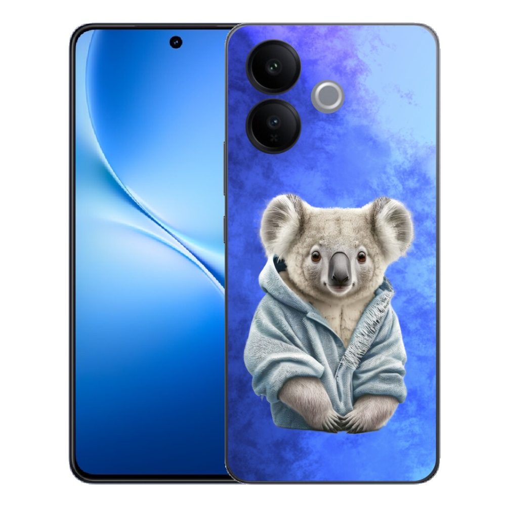 Gélový kryt mmCase na Vivo V70 Lite 5G - koala vo svetri