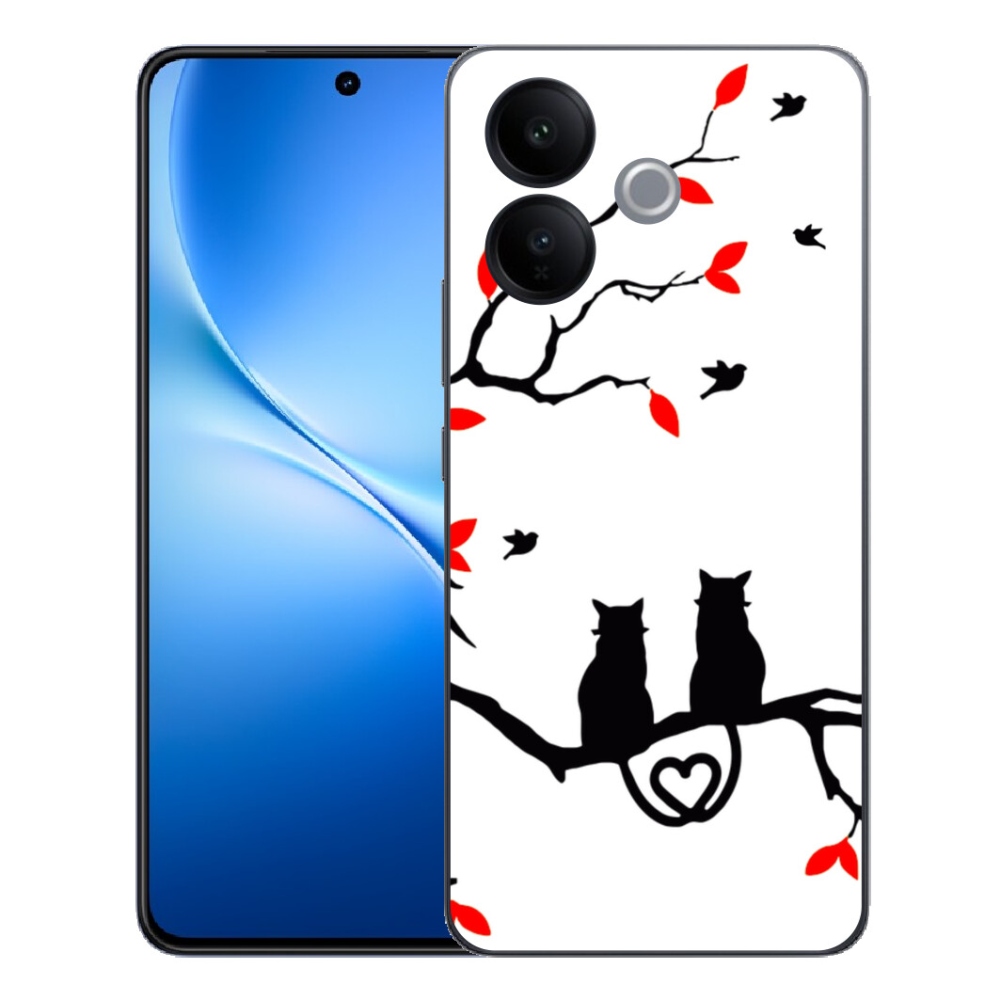 Gélový kryt mmCase na Vivo V70 Lite 5G - mačacia láska