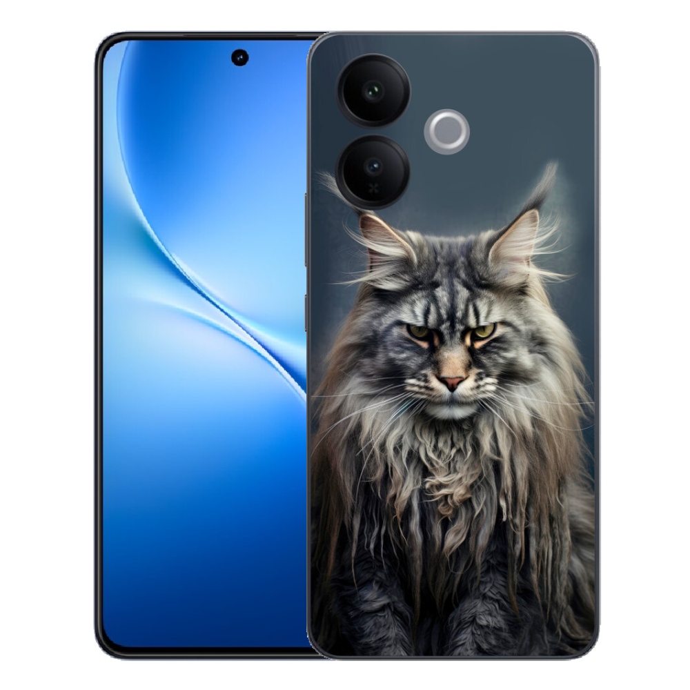 Gélový kryt mmCase na Vivo V70 Lite 5G - mačacie pohľad 4