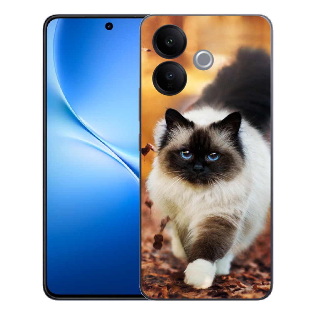 Gélový kryt mmCase na Vivo V70 Lite 5G - mačka