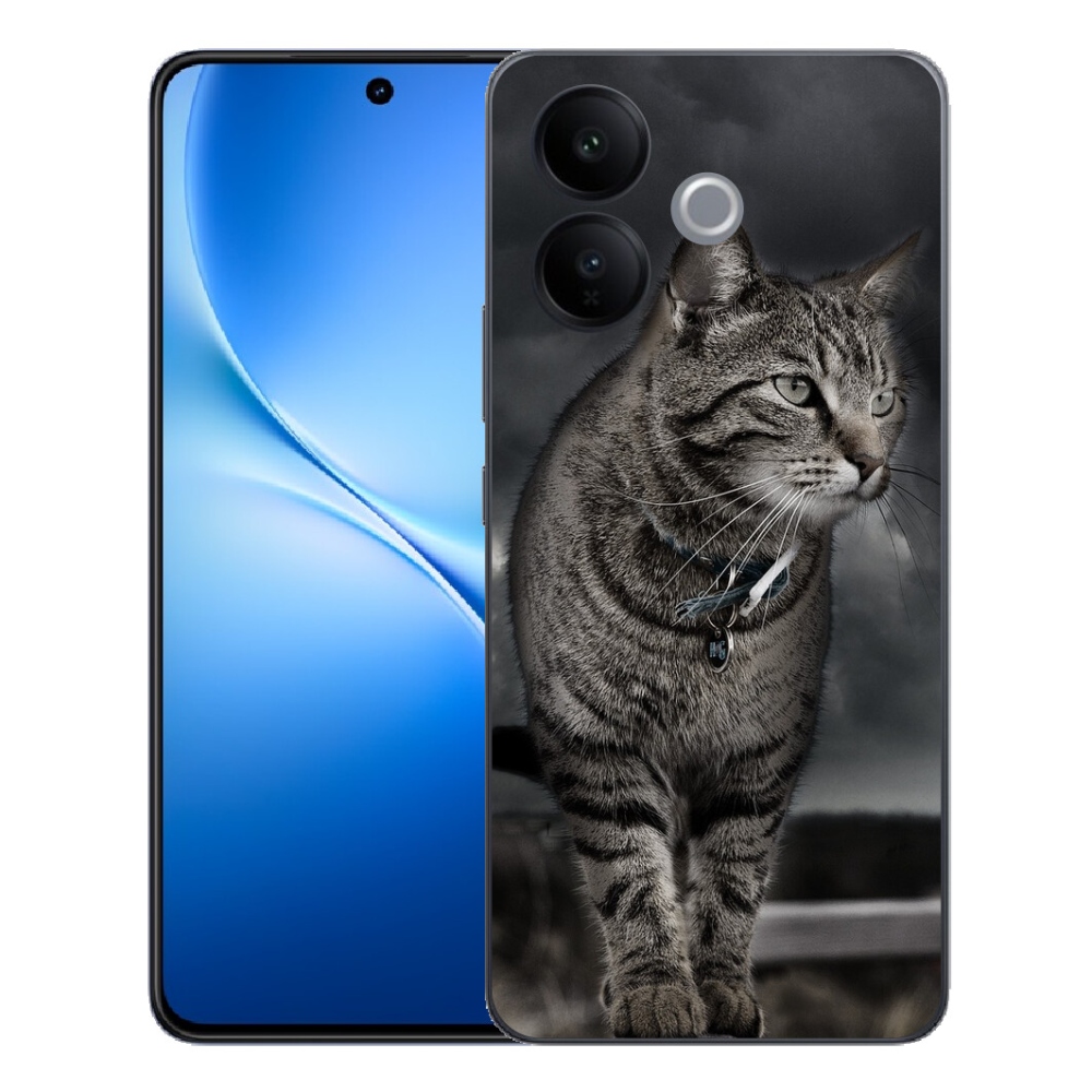 Gélový kryt mmCase na Vivo V70 Lite 5G - mačka