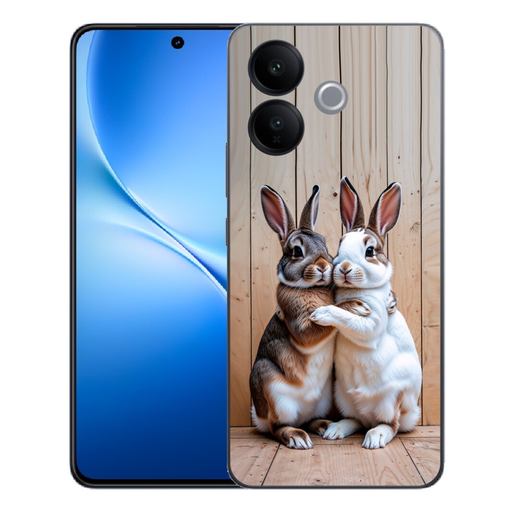 Gélový kryt mmCase na Vivo V70 Lite 5G - králičie pár