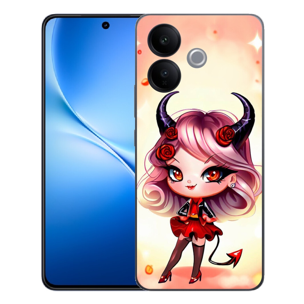Gélový kryt mmCase na Vivo V70 Lite 5G - kreslená čertica